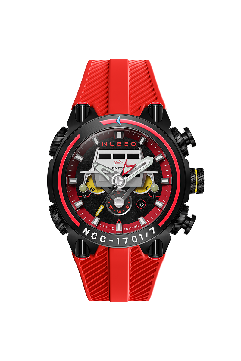 Deimos Chronograph Star Trek Galileo Limited Edition | Red Dial