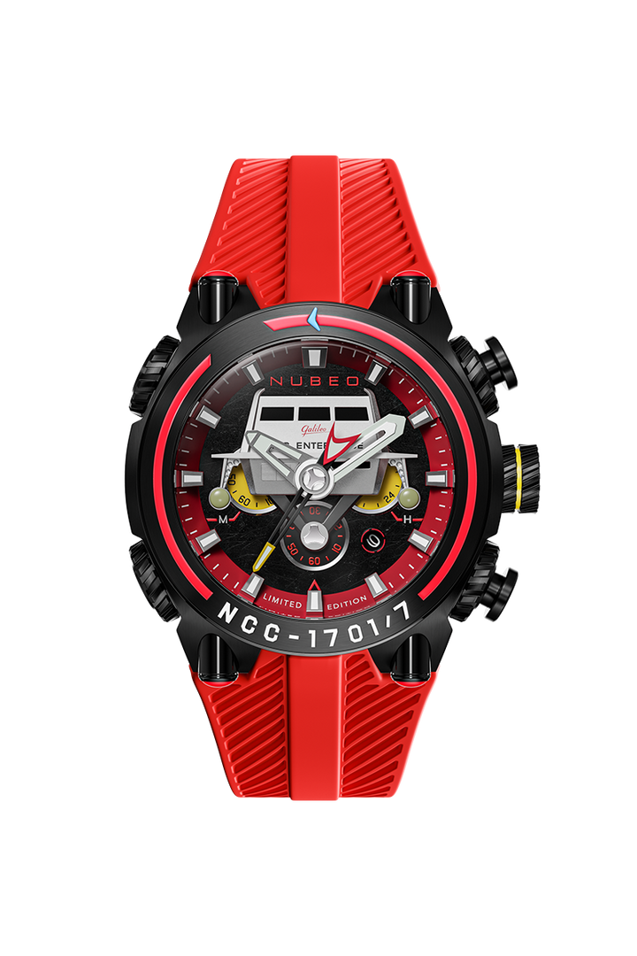Deimos Chronograph Star Trek Galileo Limited Edition | Red Dial