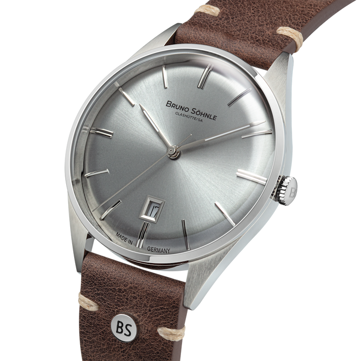 Merano Gray Dial / Brown Leather Strap Gray Dial