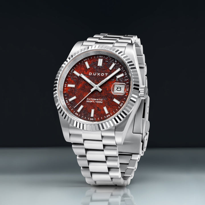 Marcel Automatic Lapidary Limited Edition Red / Stainless Steel | Red Dial