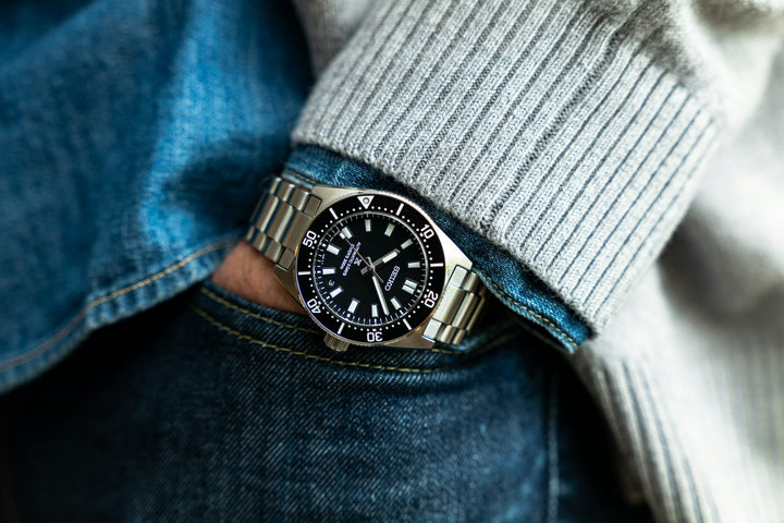 Prospex 1965 Heritage Diver's Black Dial / Stainless Steel Bracelet Black Dial