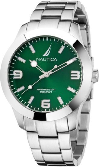 EVERYDAY Silver / Stainless Steel | Green Dial