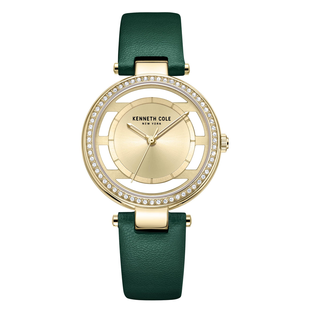 Classic 34 mm / Gold / Green Gold Dial