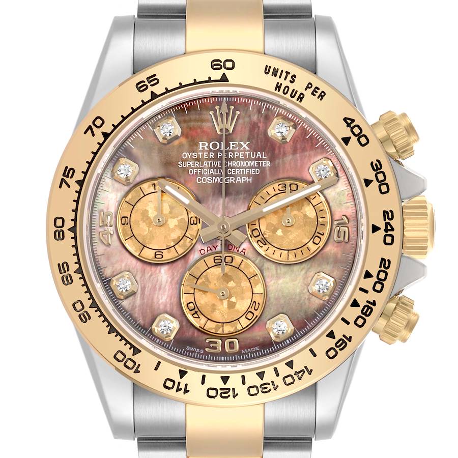 GMT-Master II Steel Yellow Gold Tahitian Mother Of Pearl Diamond  - Pre-Owned | 