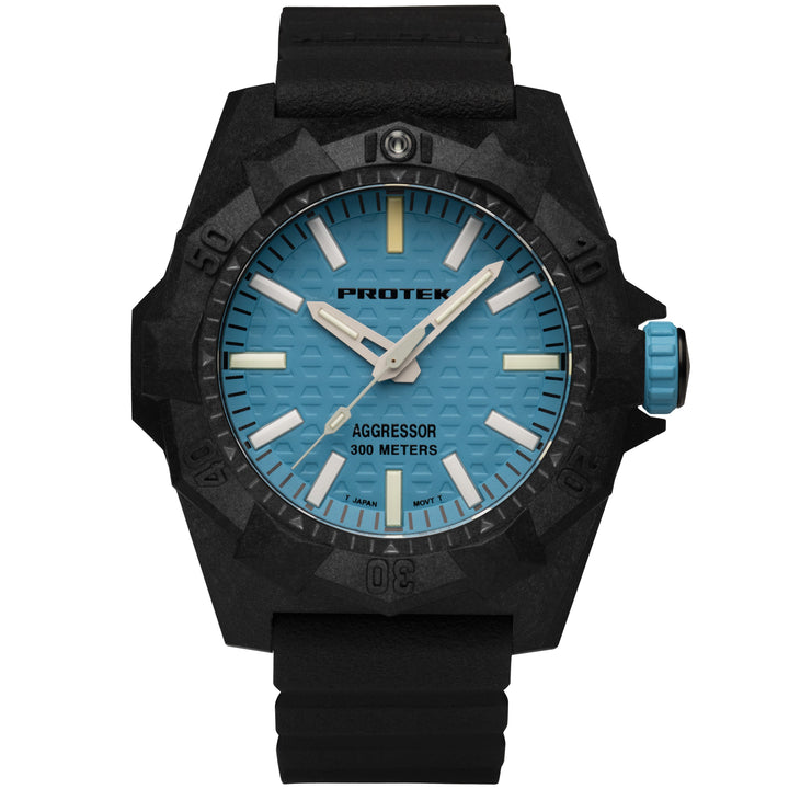 AGGRESSOR 4000 DIVE SERIES Carbon/Blue/Charcoal | Blue Dial