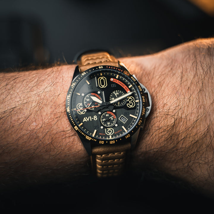 P-51 Mustang Blakeslee Chronograph | Black Dial