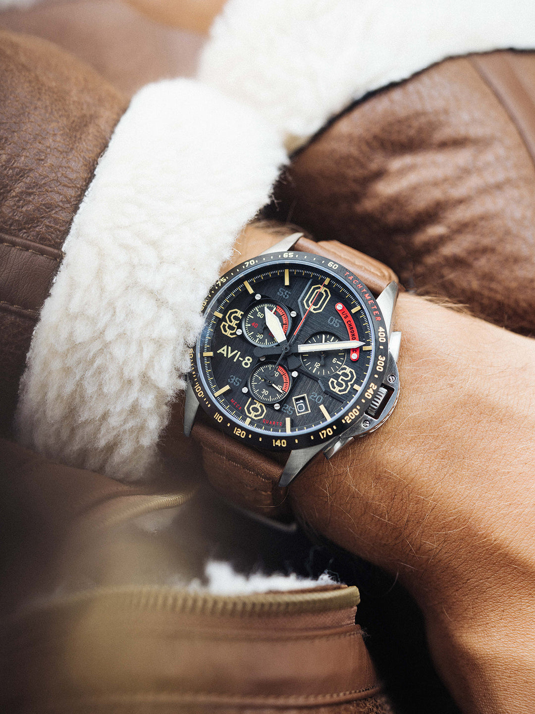 P-51 Mustang Blakeslee Chronograph | Black Dial