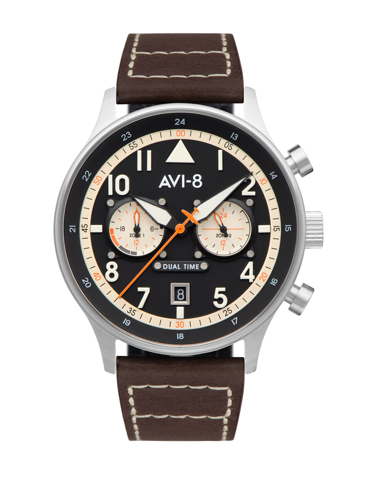 Hawker Hurricane Carey Dual Time Manston | Black Dial
