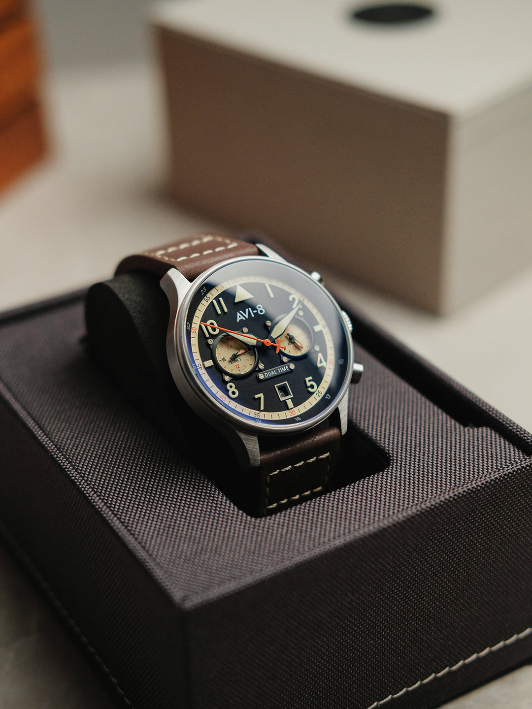 Hawker Hurricane Carey Dual Time Manston | Black Dial