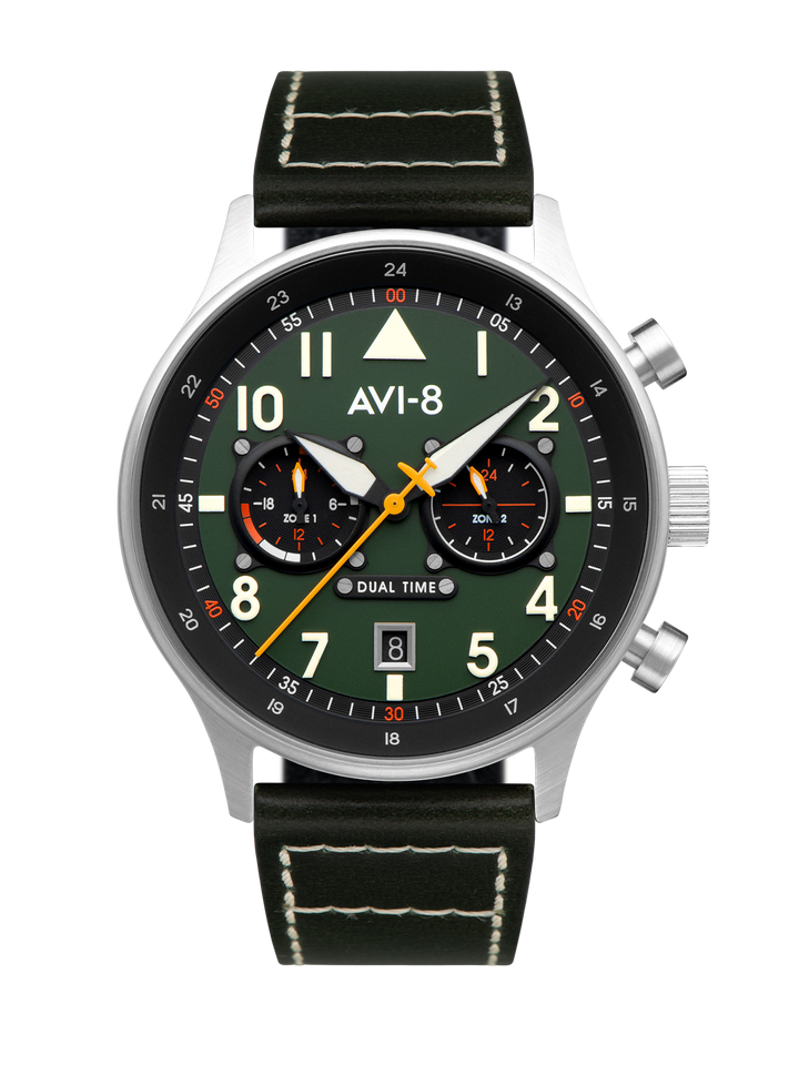 Hawker Hurricane Carey Dual Time Merville | Green Dial