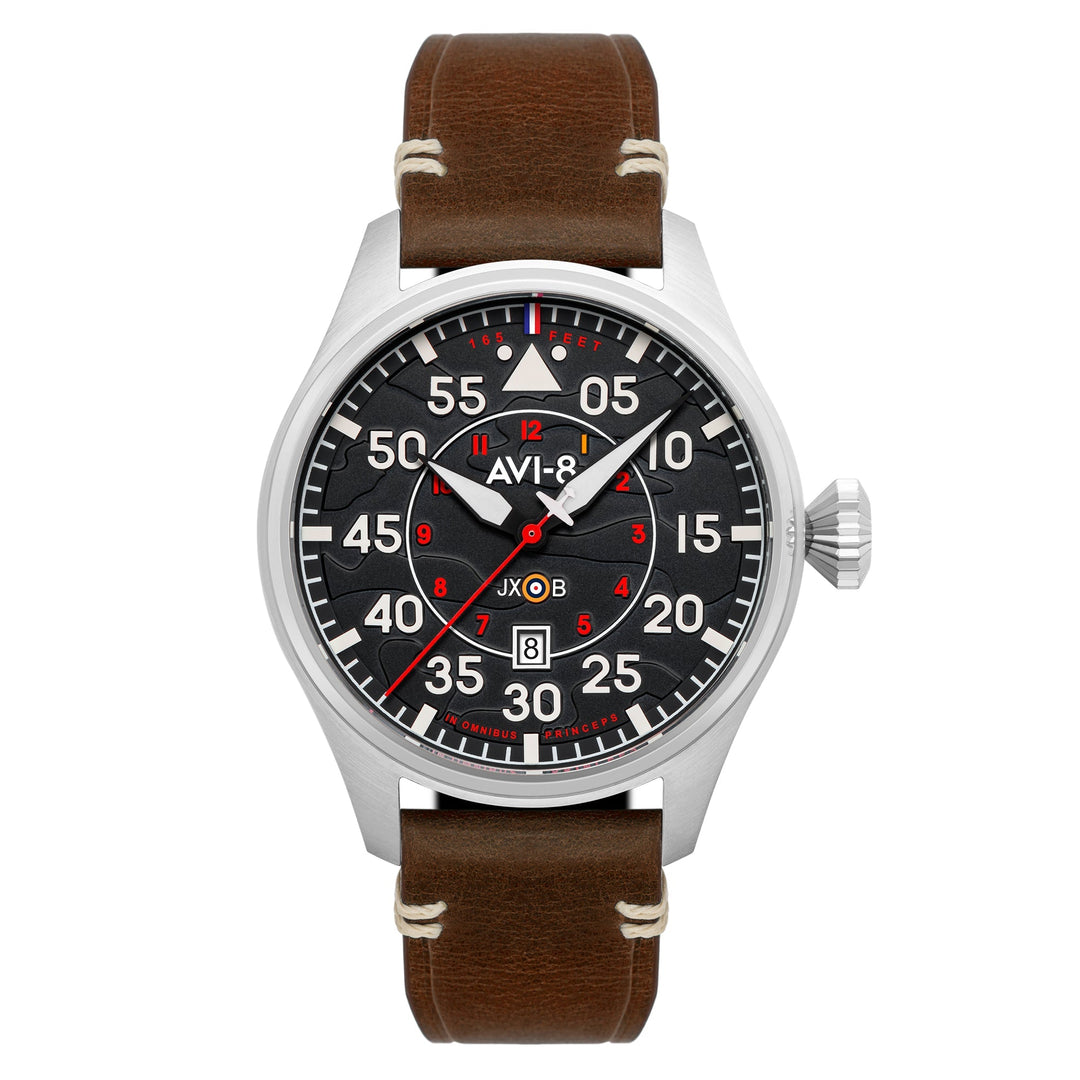 Hawker Hurricane Clowes Automatic Black / Leather | Black Dial