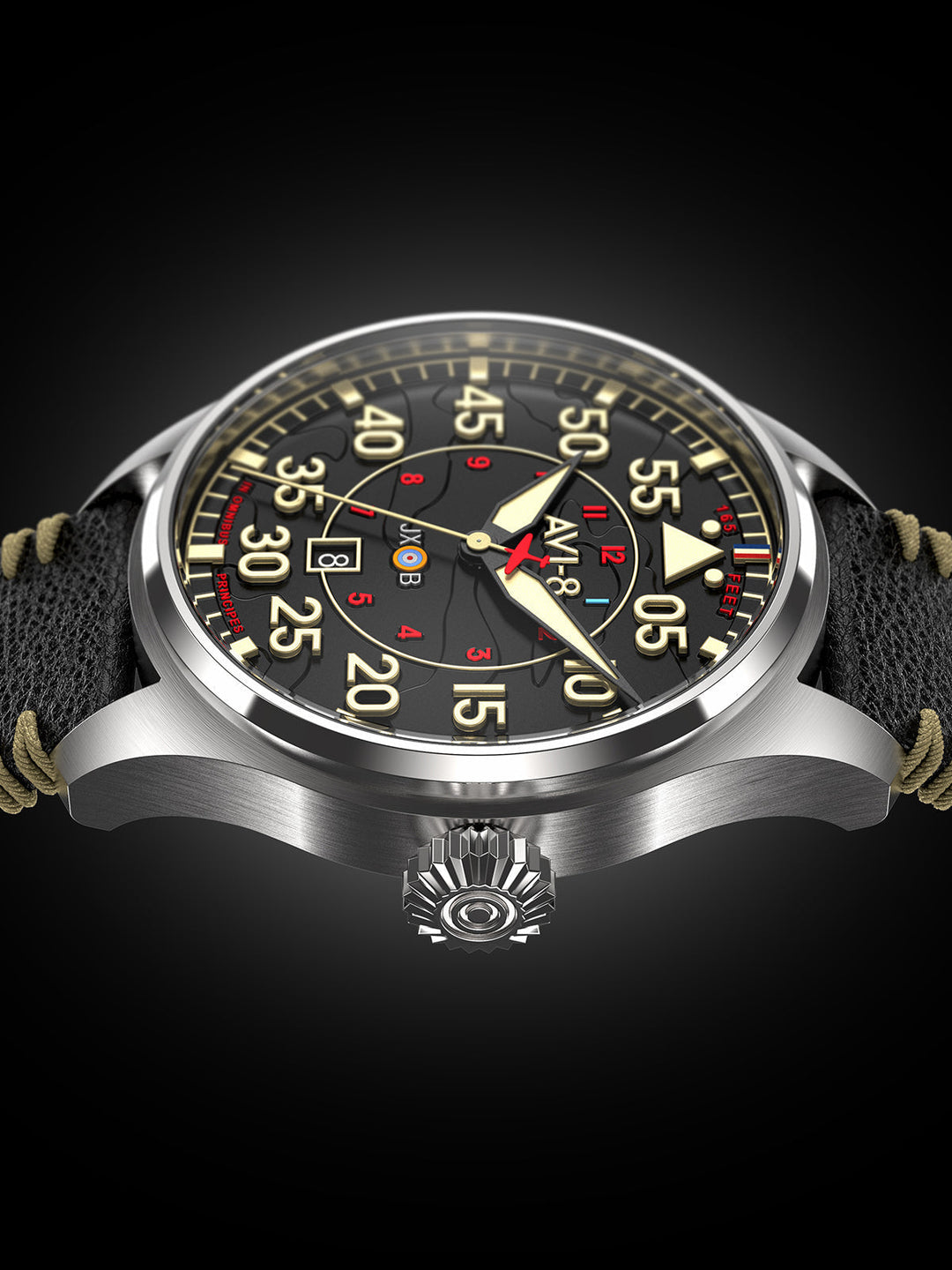 Hawker Hurricane Clowes Automatic Black Dial / Leather | Black Dial