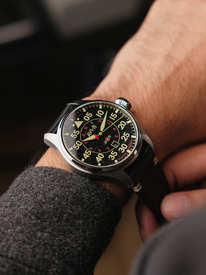 Hawker Hurricane Clowes Automatic Black Dial / Leather | Black Dial