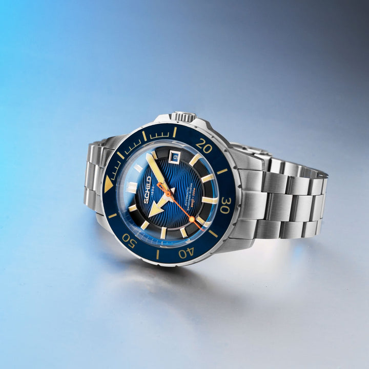 Hermann Swiss Automatic Limited Edition Blue / Stainless Steel | Blue Dial