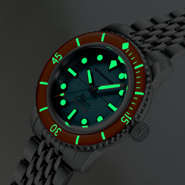 Fleuss 40 Automatic Blue / Stainless Steel Blue Dial