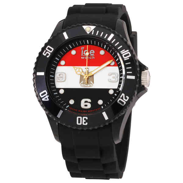 Ice-World 48mm / Red White Black / Black | Multi-Color Dial