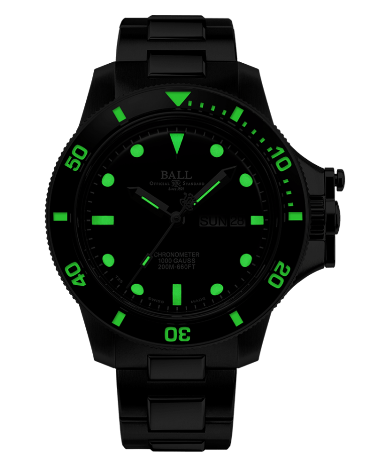 Egnineer Hydrocarbon Original 43mm Black / Steel Black Dial