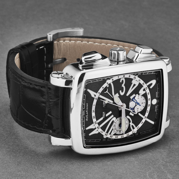 ViaLarga WAST1026-BLK / Black Black Dial