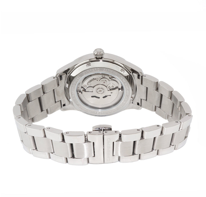 AEQUILUX SILVER TONE/WHITE | Blue Dial