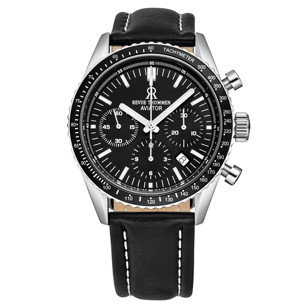 Aviator 17000.6537 / Black | Black Dial
