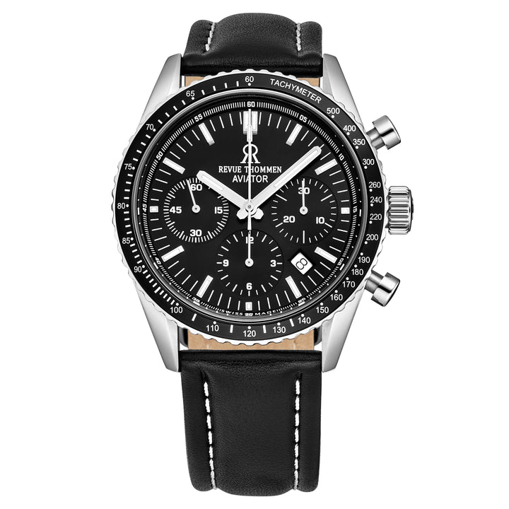 Aviator 17000.6537 / Black | Black Dial