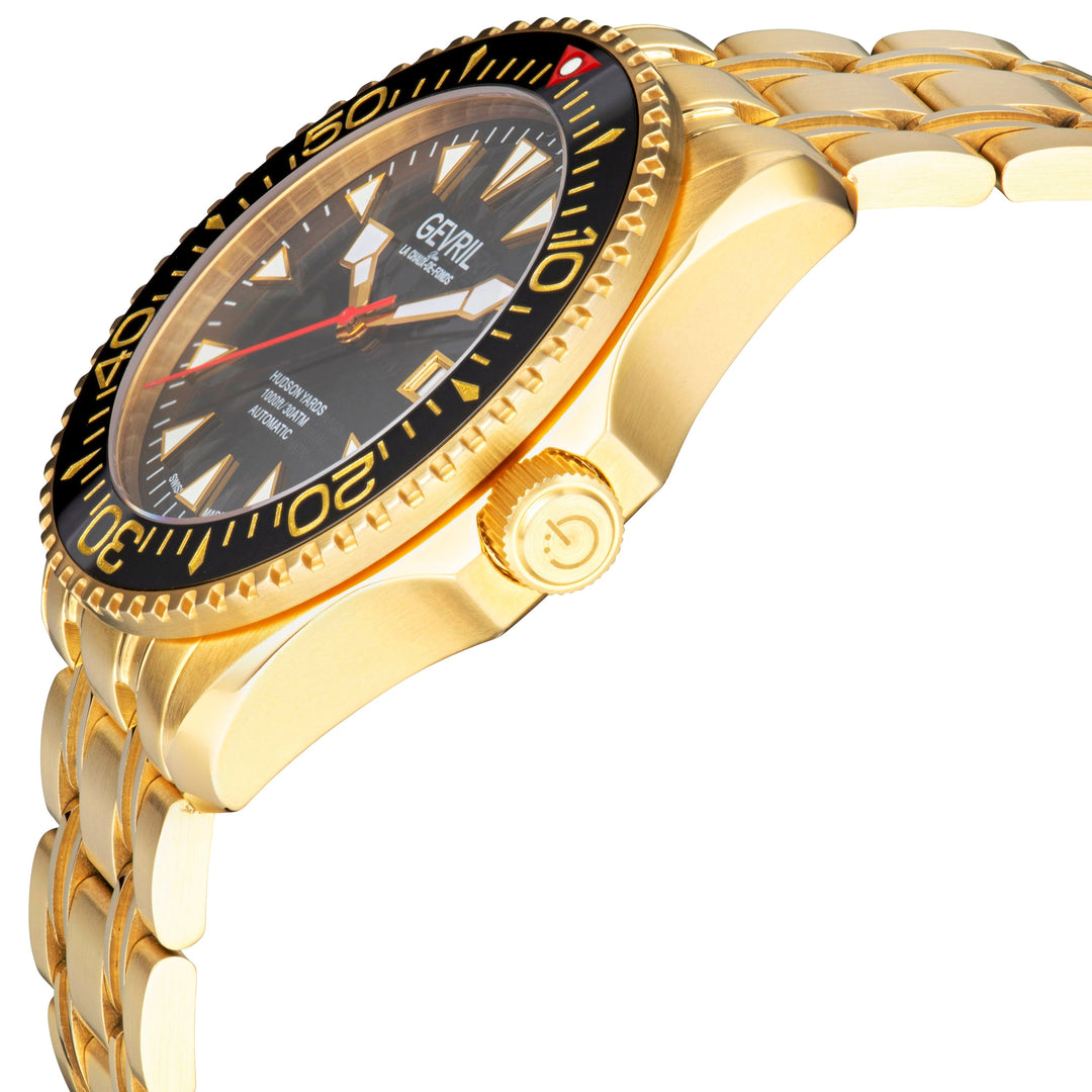 Hudson Yards Sellita SW200 Automatic Swiss Made Watch ceramic bezel helium valve