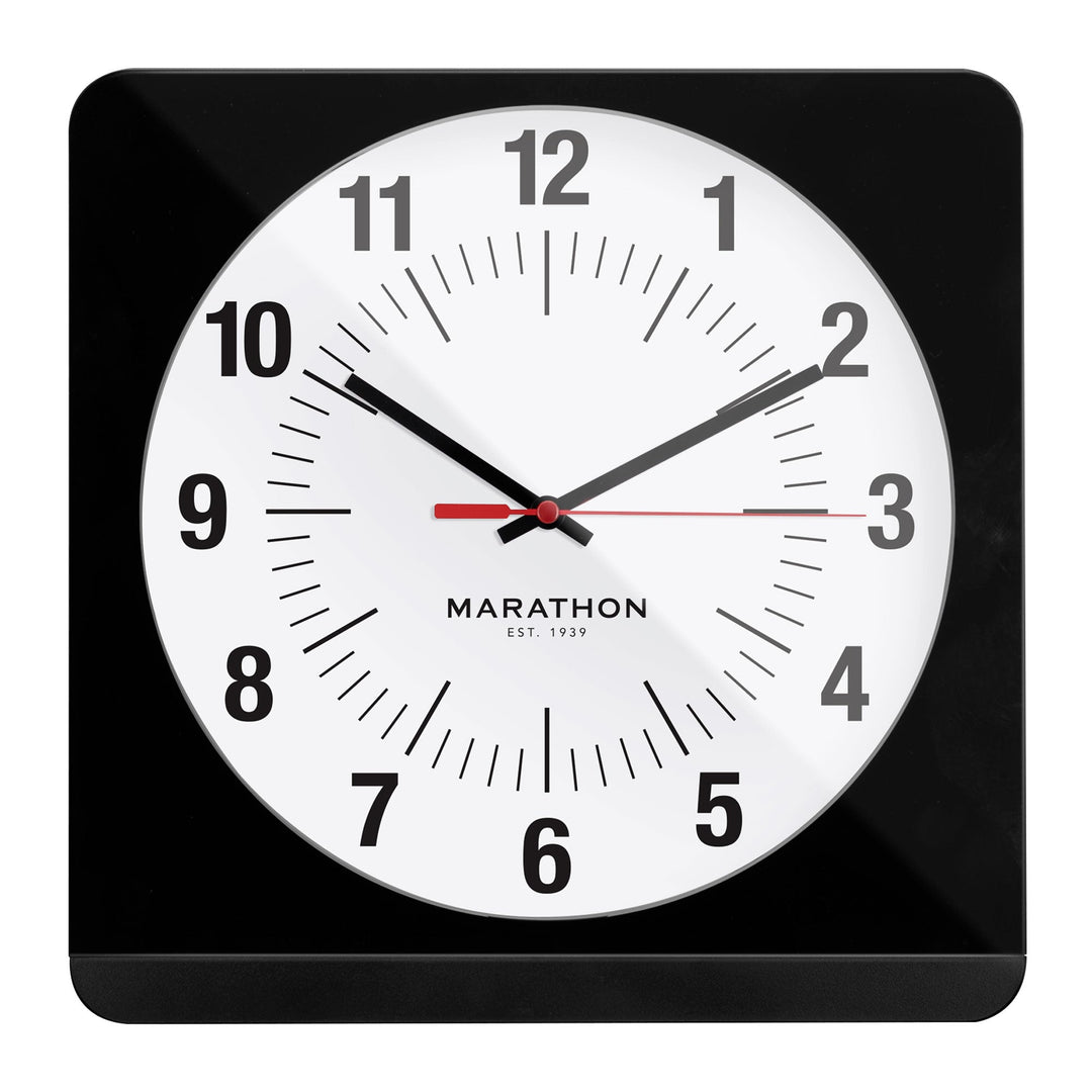 STUDIO EDITION JMBO 12 INCH ANALOG WALL CLOCK WITH AUTO BACKLIGHT studio-edition