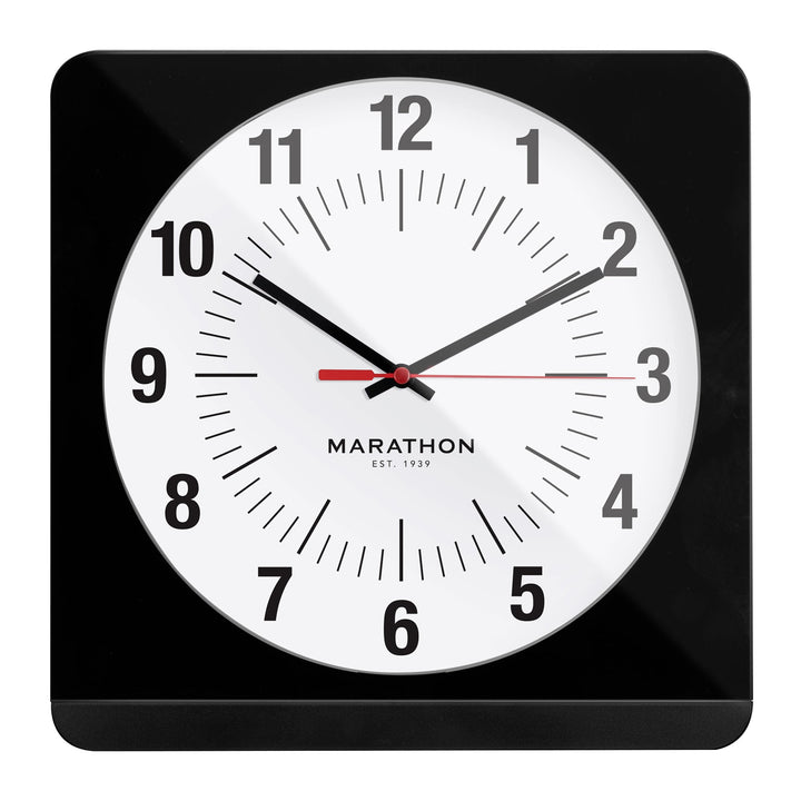 STUDIO EDITION JMBO 12 INCH ANALOG WALL CLOCK WITH AUTO BACKLIGHT studio-edition