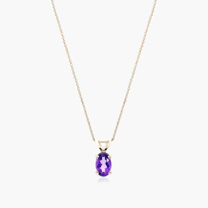 Amethyst Rabbit Ear Necklace