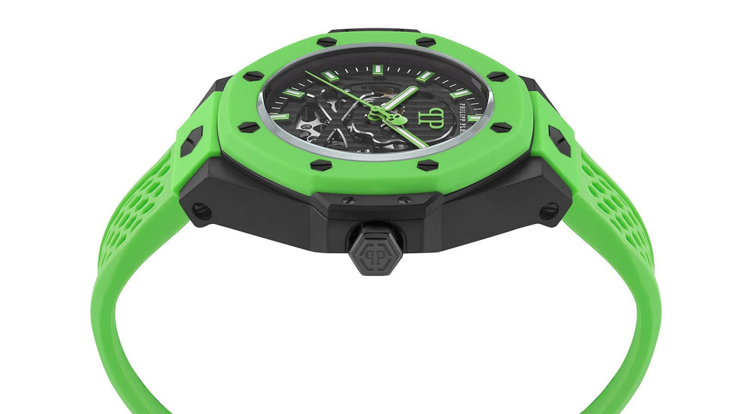 SKELETON ROYAL 46MM Skeleton / Silicone | Skeleton Dial