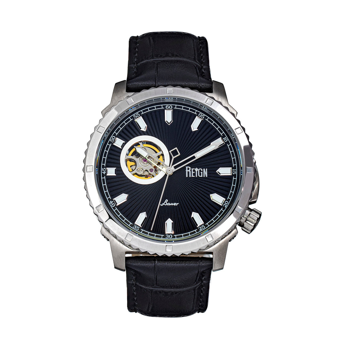 Bauer Silver/Black | Black Dial