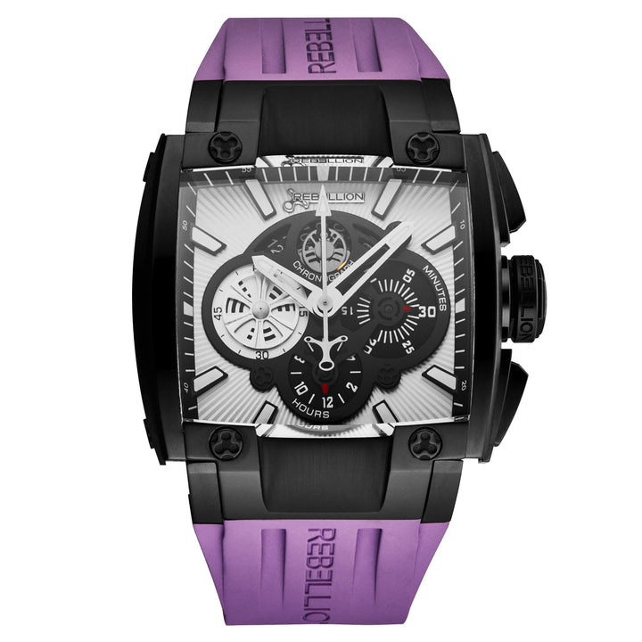 Re1 RBRE1CH.SB.WH1 / Silver black | Silver black Dial