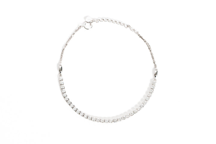 Jenny Tennis Bracelet with Chain