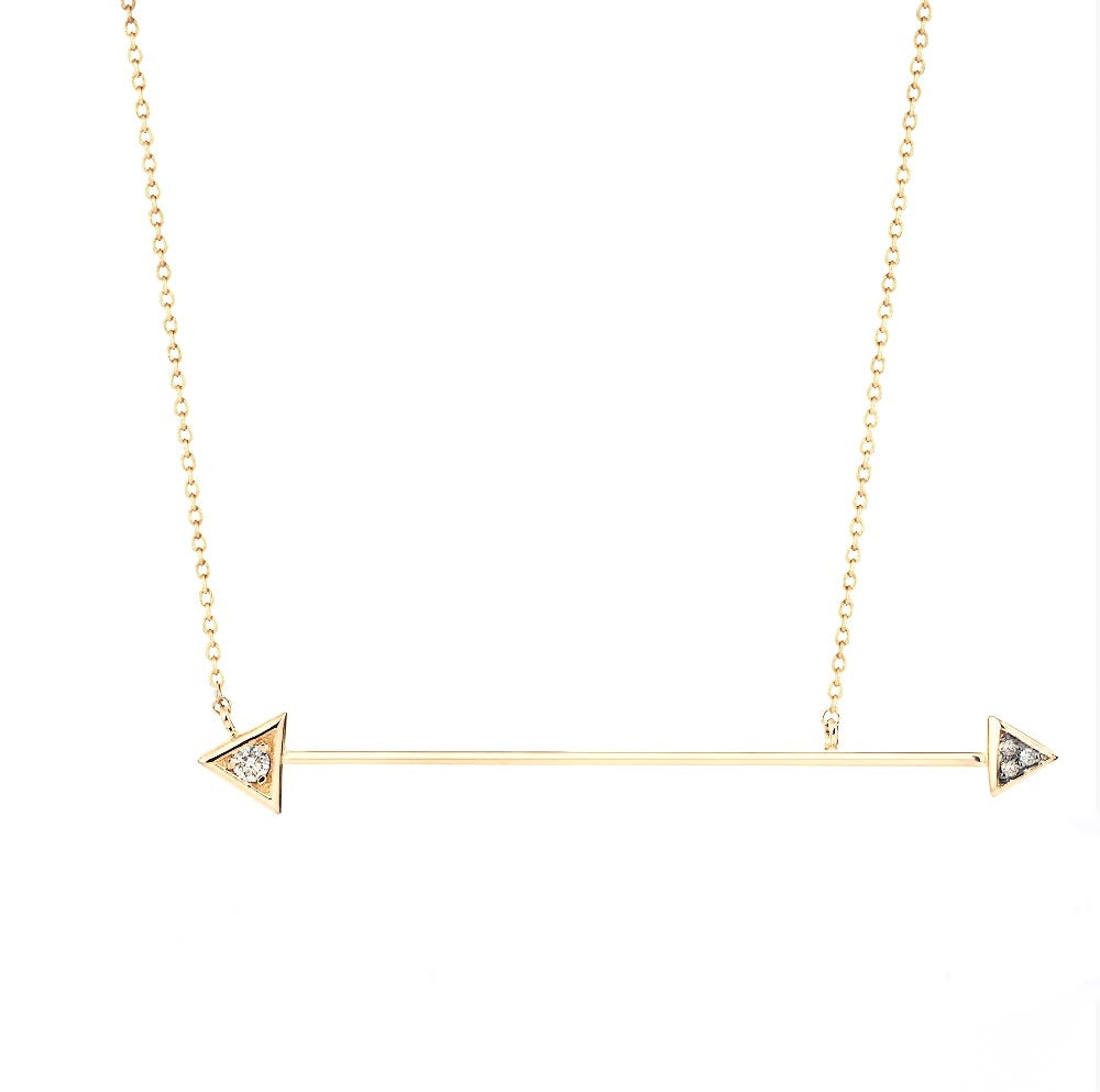 Arrow Diamond Necklace