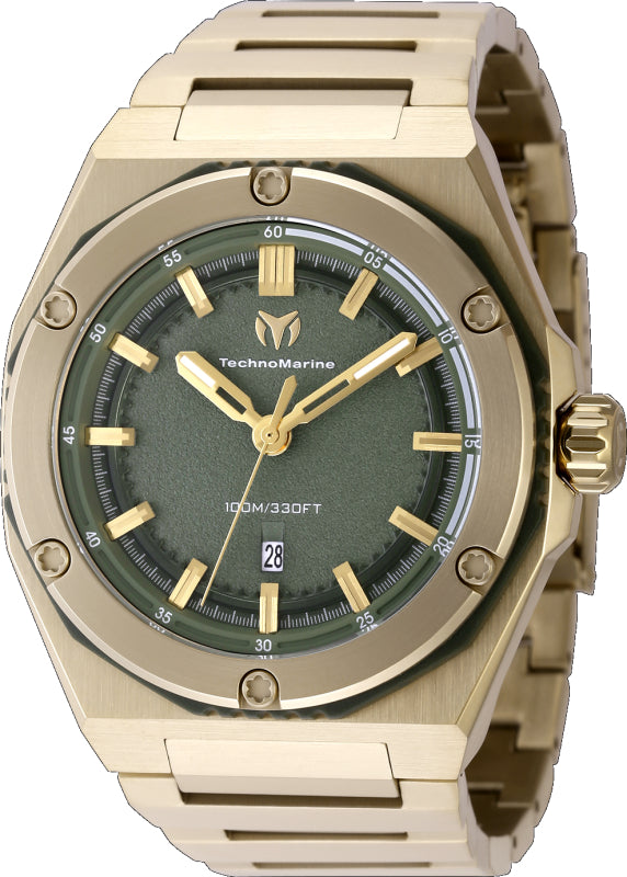 Coral Legacy 45mm / Olive Green / Gold Olive Green Dial