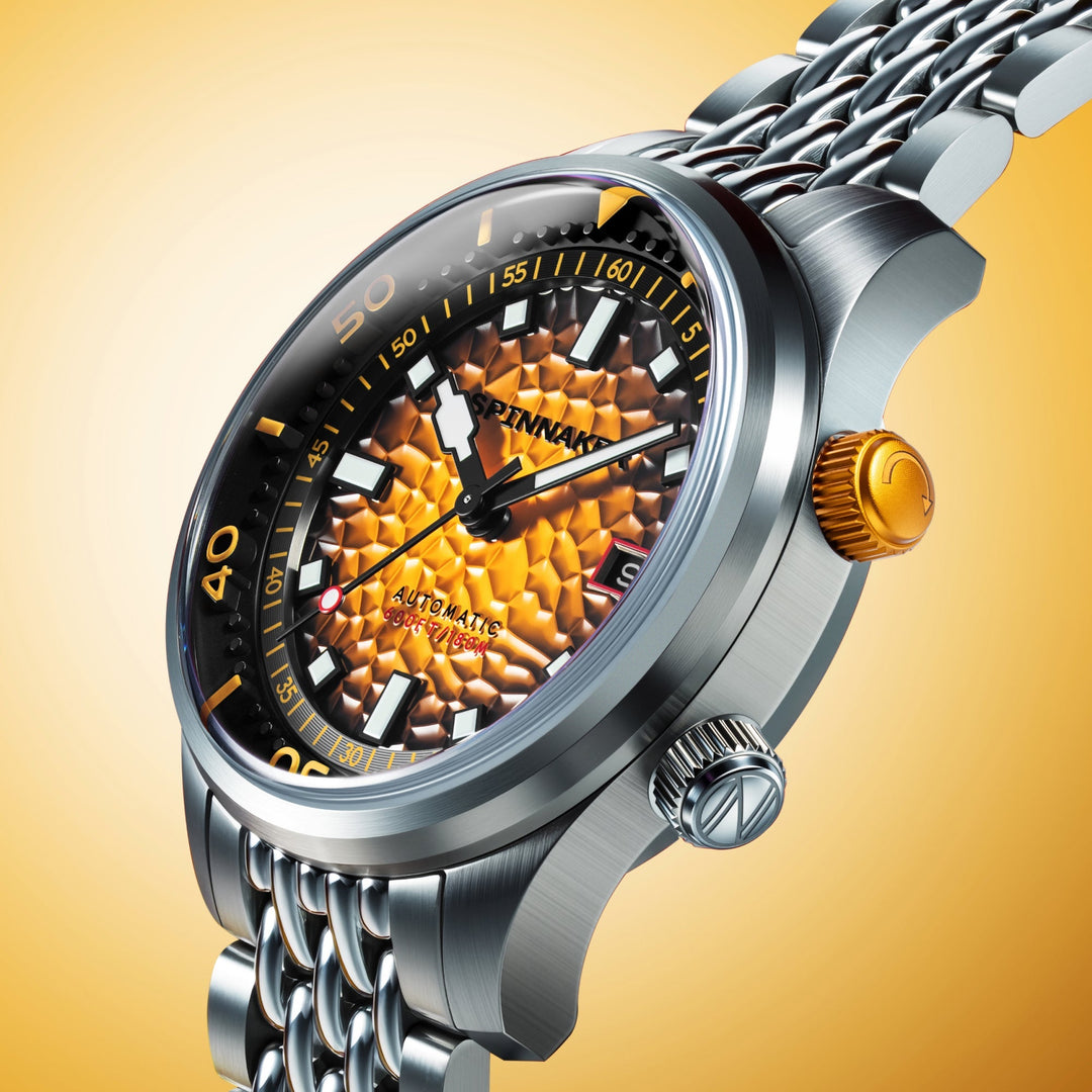 Spinnaker Bradner Automatic Yellow / Stainless Steel Yellow Dial