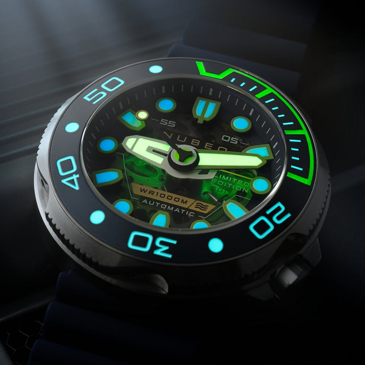 Ventana Skeleton Automatic Limited Edition Blue / Silicone | Blue Dial