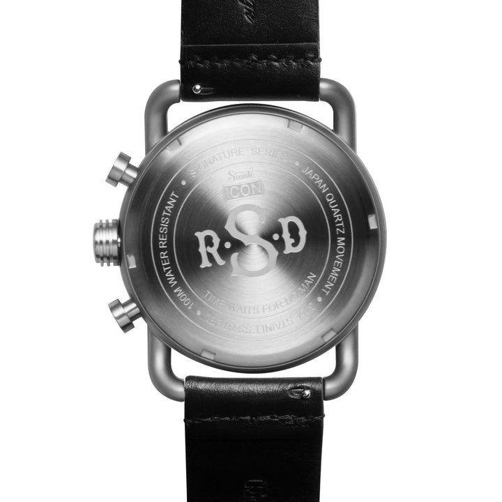 Roland Sands Chrono Black/Black/Black with Red | Black Dial