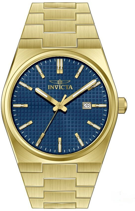 Speedway Chronograph Blue Dial / Gold-Tone Stainless Steel Bracelet Blue Dial