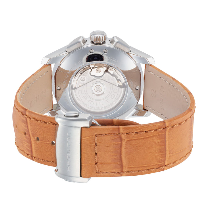 JAZZMASTER 42mm / Silver / Brown Silver Dial