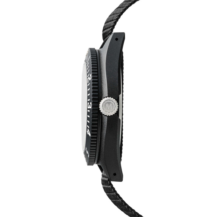 41MM NAV QRTZ Black Sterile/Nylon Black Dial