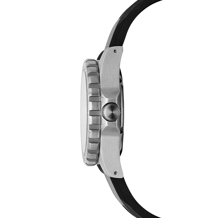 Divers Auto Medium Search and Rescue Quartz Black NGM/Rubber | Matte Black Dial