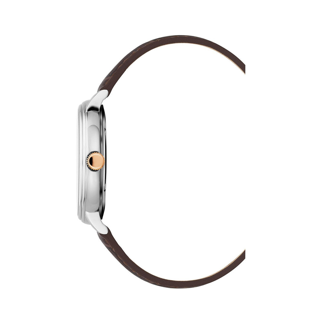Kilo Silver dial, brown leather Silver Dial