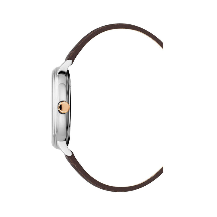 Kilo Silver dial, brown leather Silver Dial