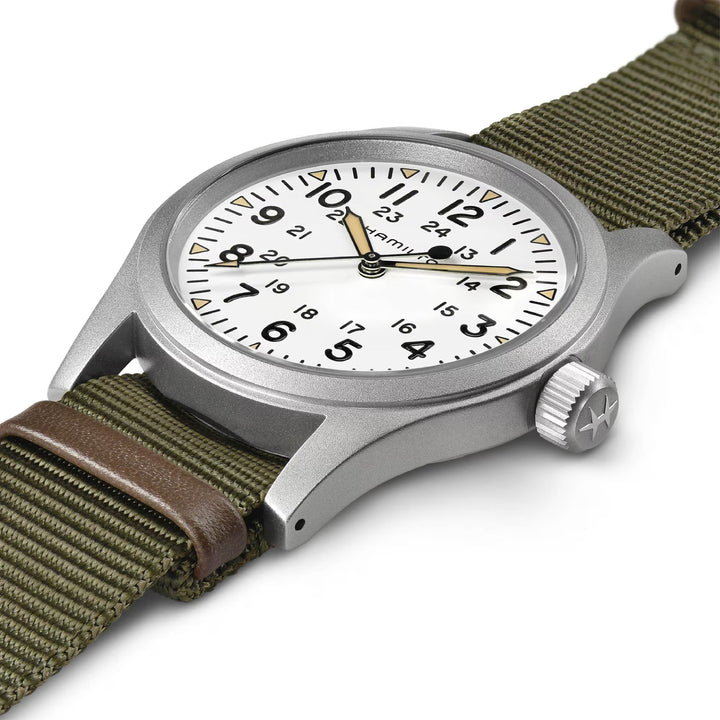 KHAKI FIELD White / Fabric White Dial