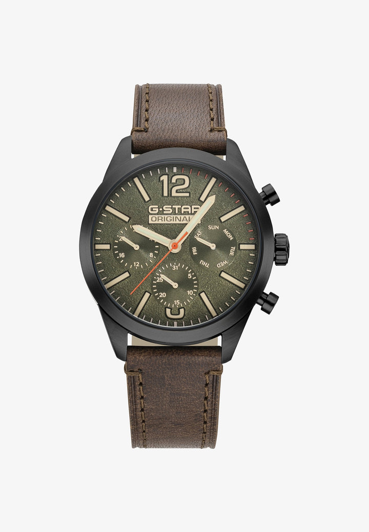 Originals Olive Green Dial / Brown Leather Strap Olive Green Dial