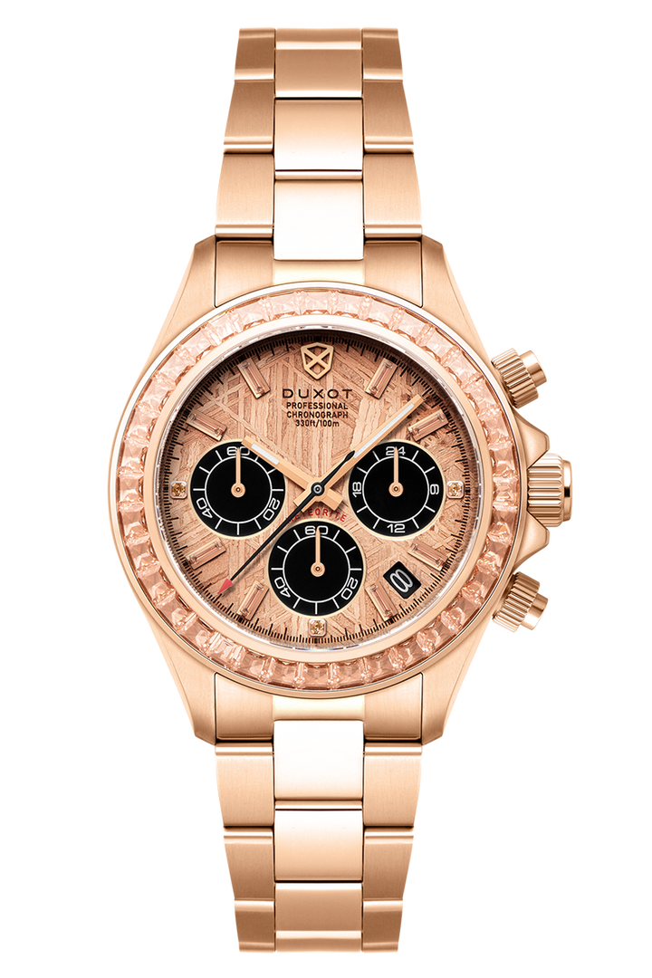 Accelero Meteorite Chronograph Limited Edition Rose Gold / Stainless Steel | Ros