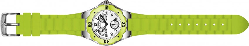 Angel White Dial / Green Silicone Strap White Dial