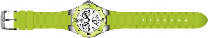 Angel White Dial / Green Silicone Strap White Dial
