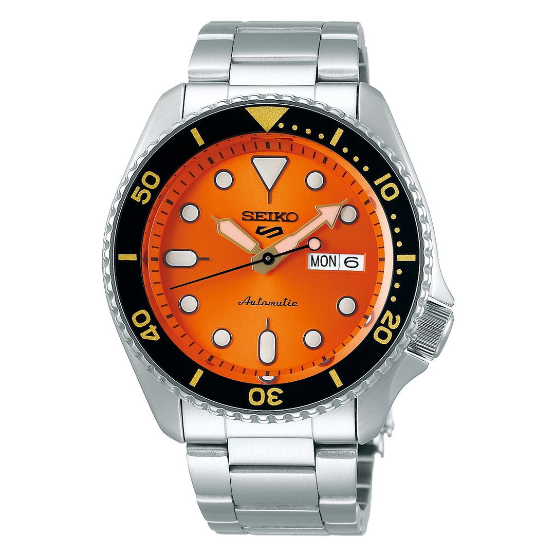 5 Sports SKX Series Orange Dial / Stainless Steel Bracelet Orange Dial